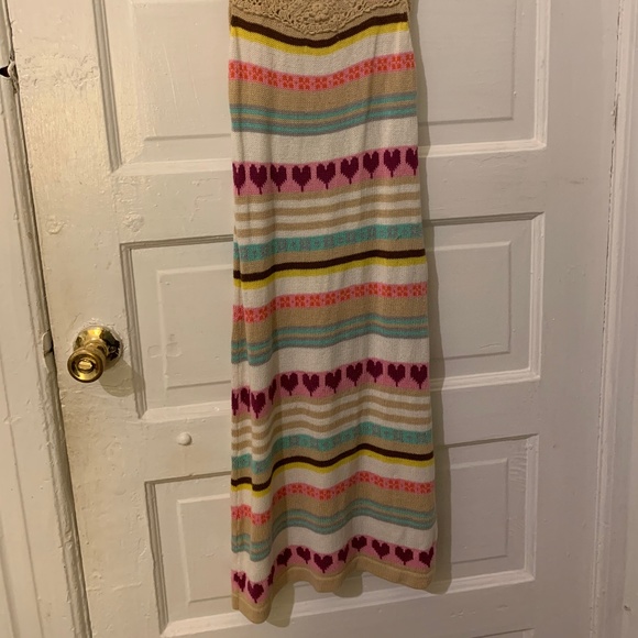 American Retro Heart Pattern Sleeveless Tank Dress - Picture 4 of 5